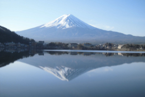 本栖湖から見る富士山 逆さ富士 Com