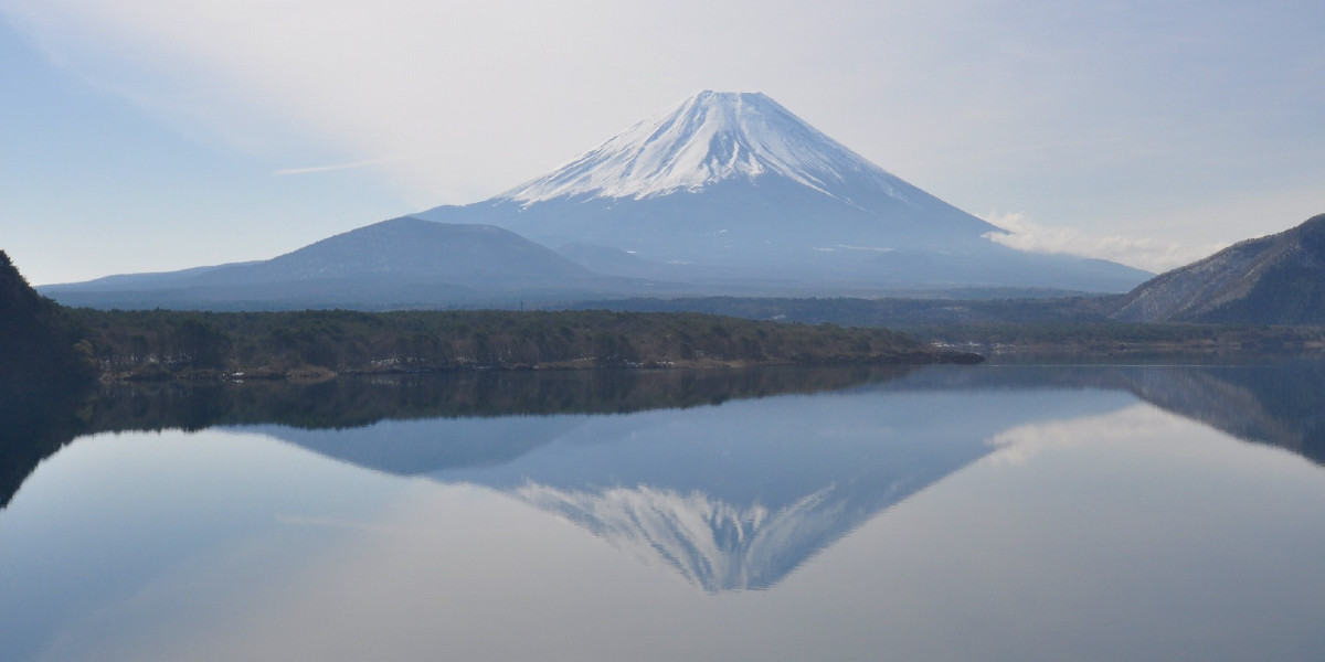 本栖湖から見る富士山 逆さ富士 Com