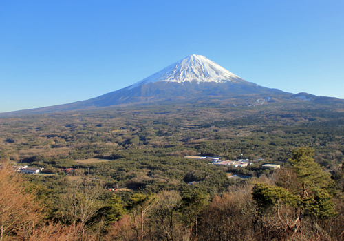 西湖から見た逆さ富士